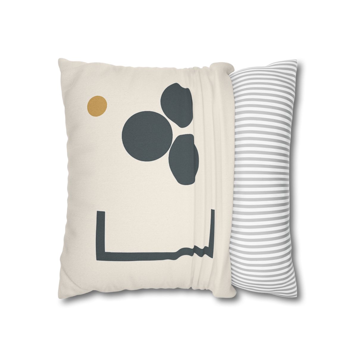 Diagonal Bracket And Three Circle Cluster custom pillow cases