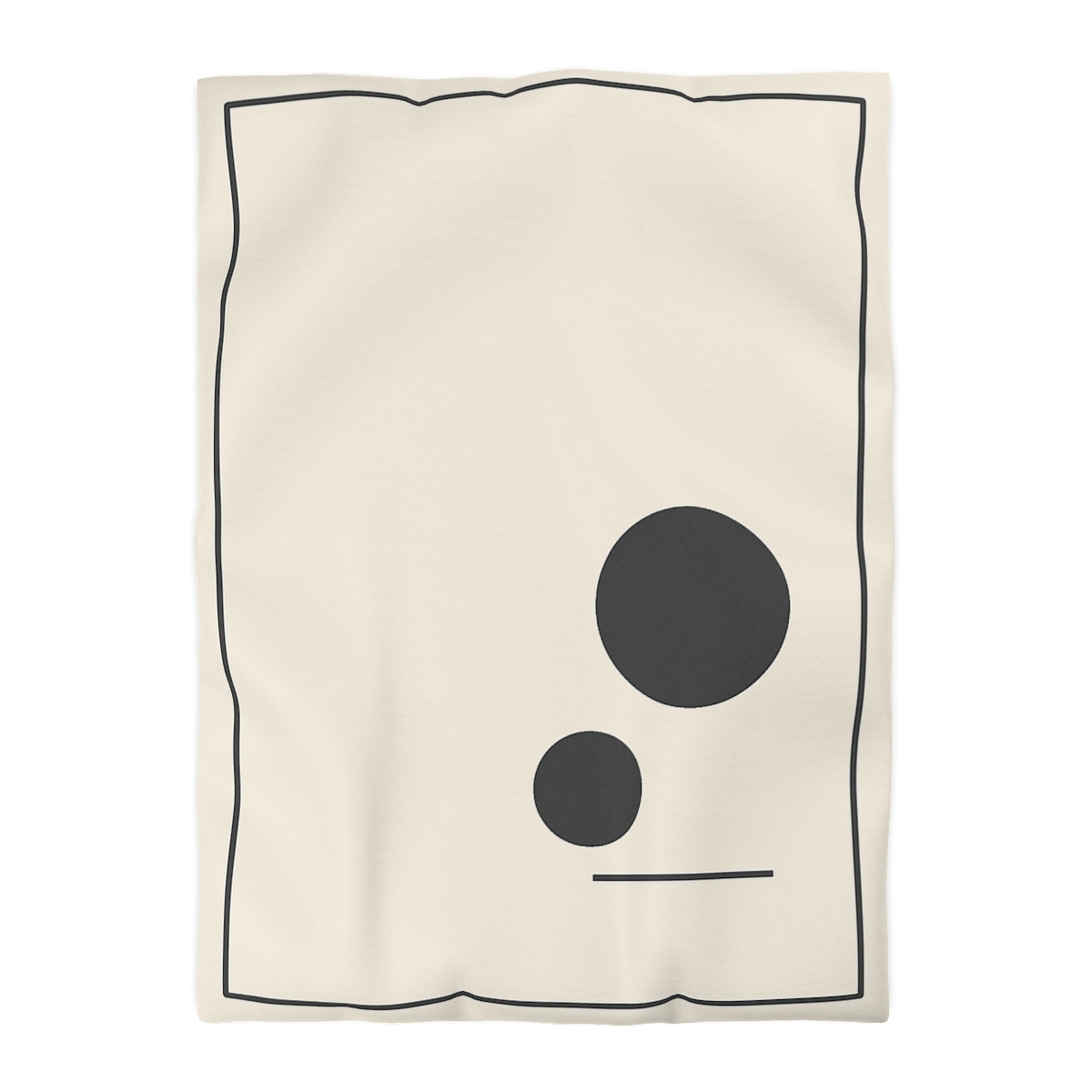 Offset Frame With Twin Disks soft comforter duvets