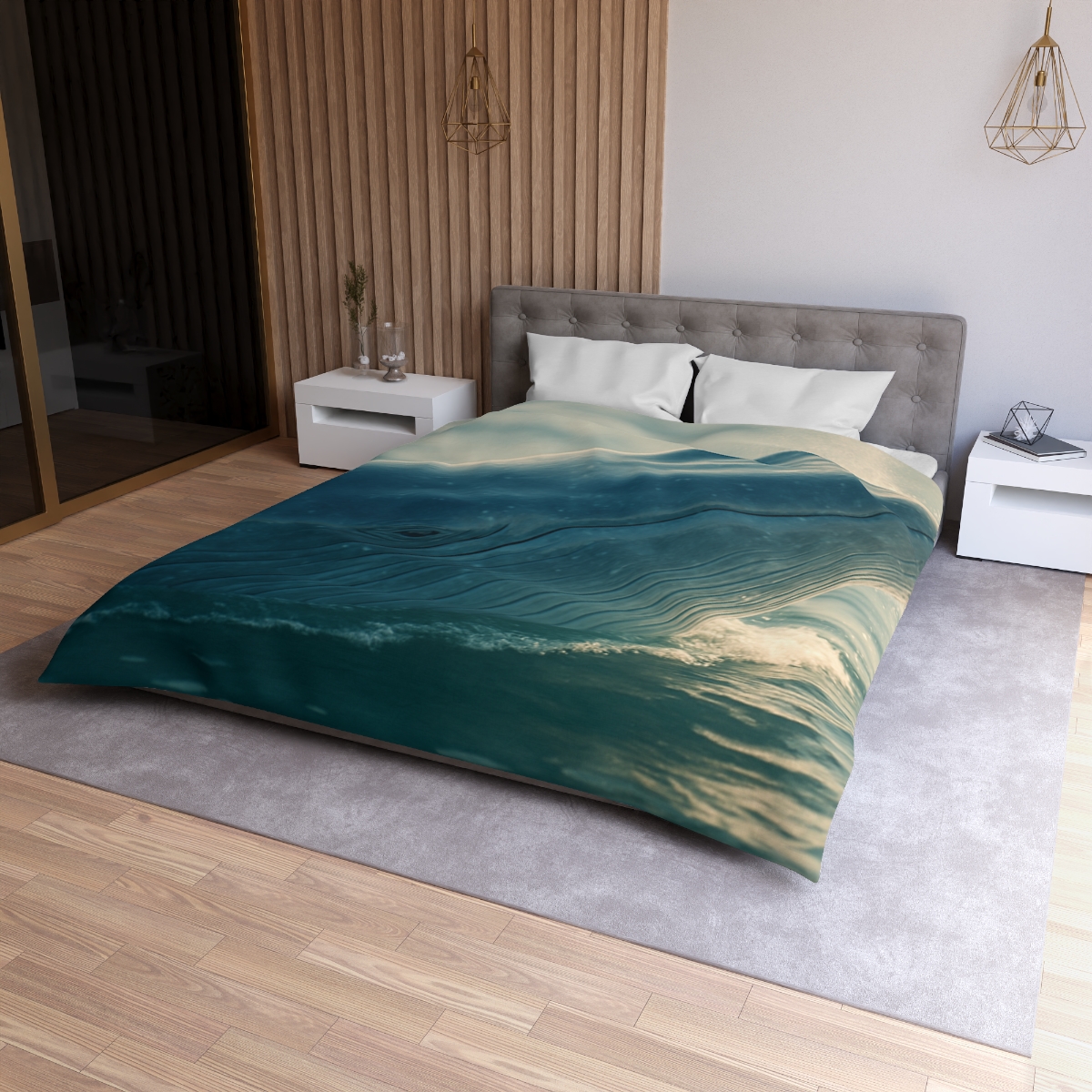 Ocean Song Blue Whale unique patterned duvets