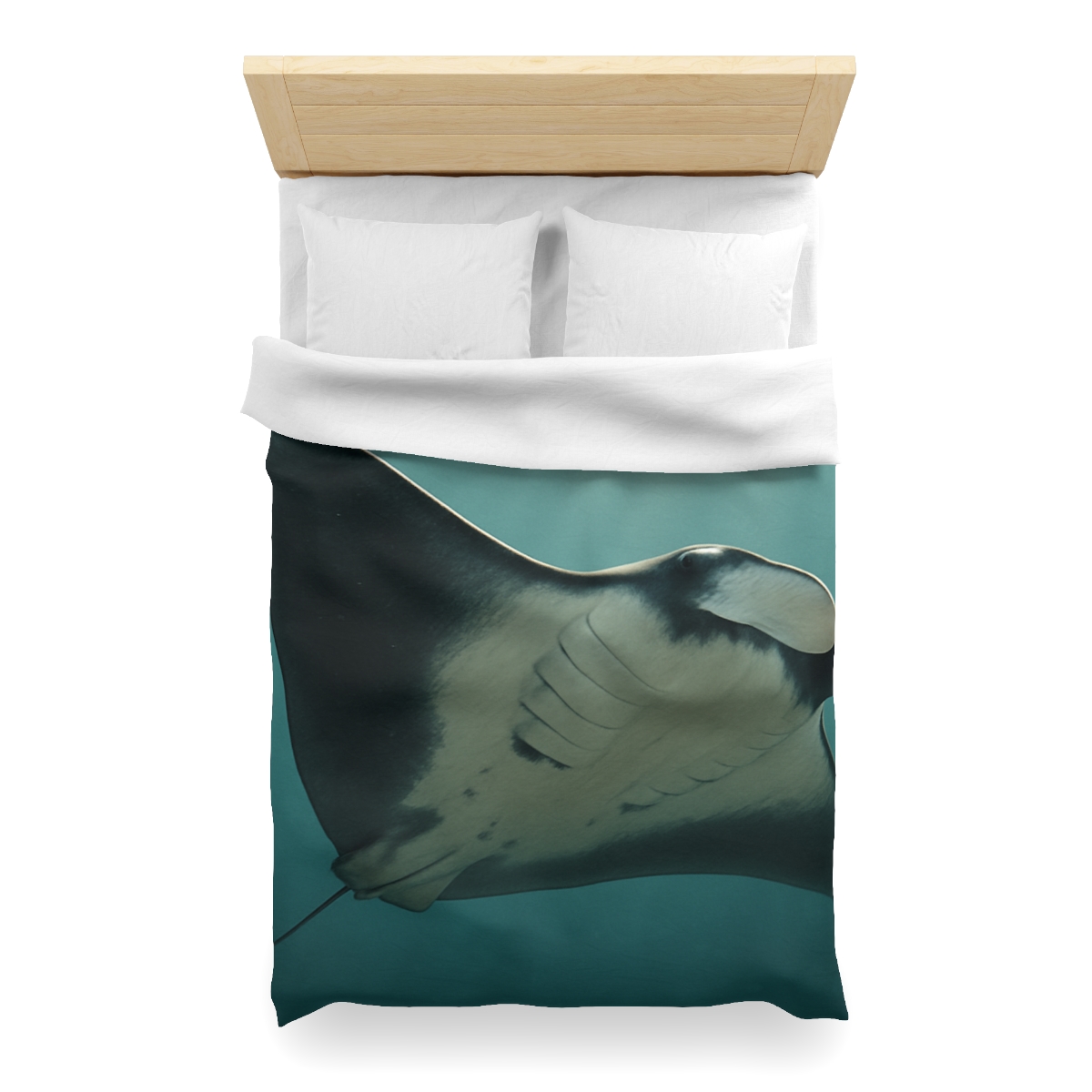 Silent Glide Giant Manta Ray custom duvets