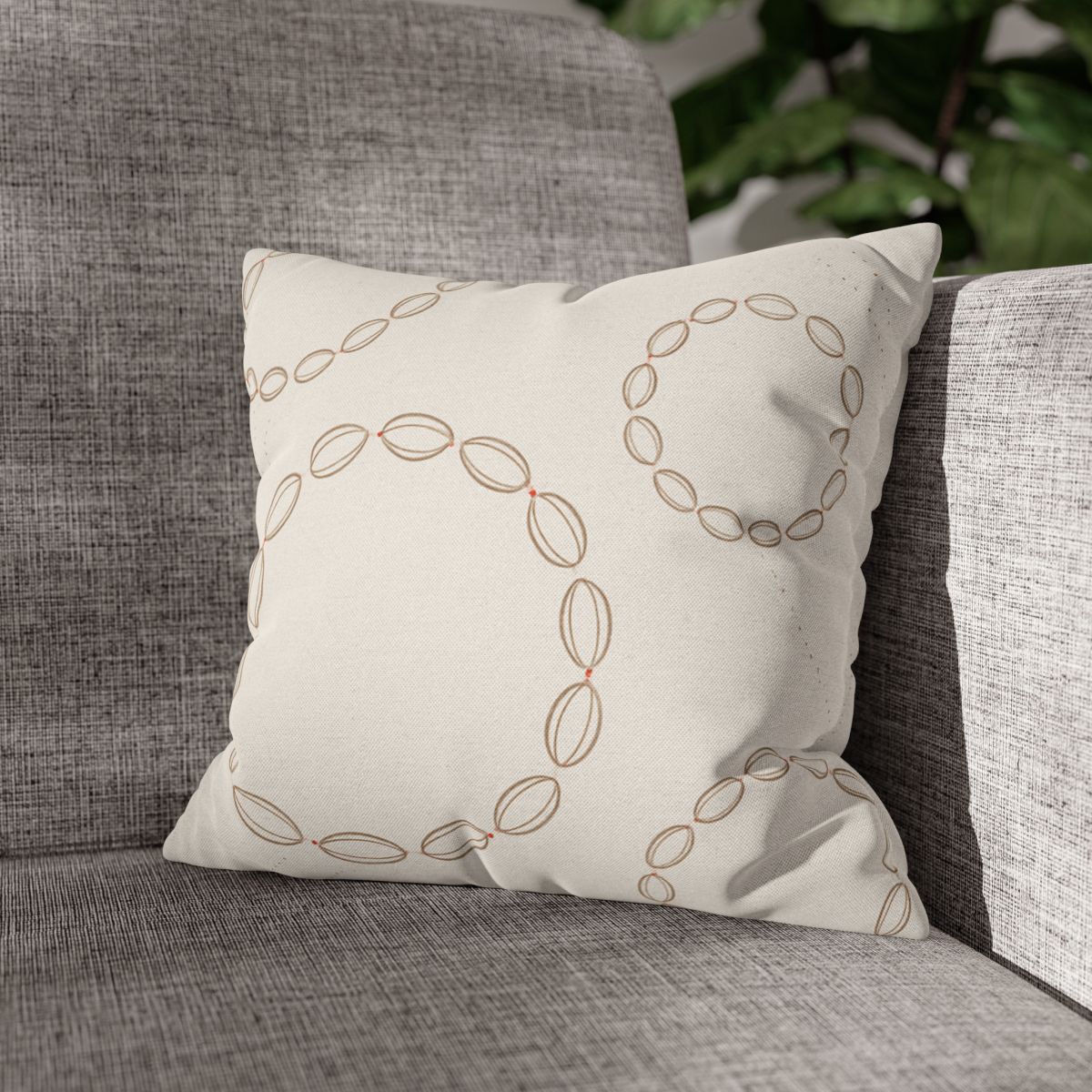Seed Pod Halo Scatter personalized pillow covers
