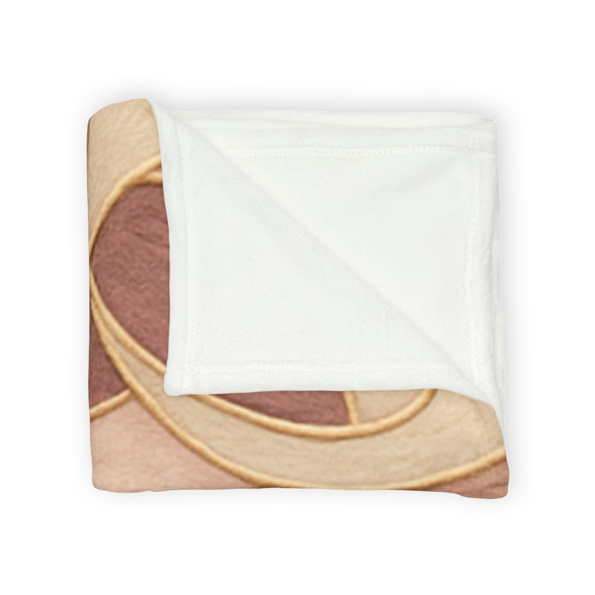 Petal Ribbon Mosaic soft fleece blankets