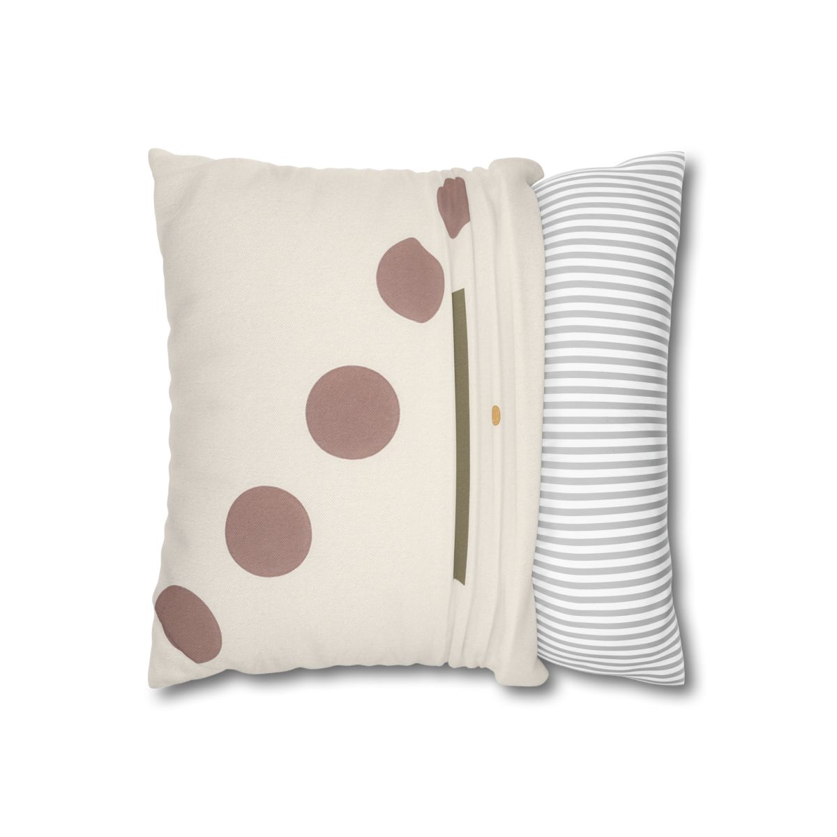 Gentle Zigzag Of Small Circles soft cotton pillow cases