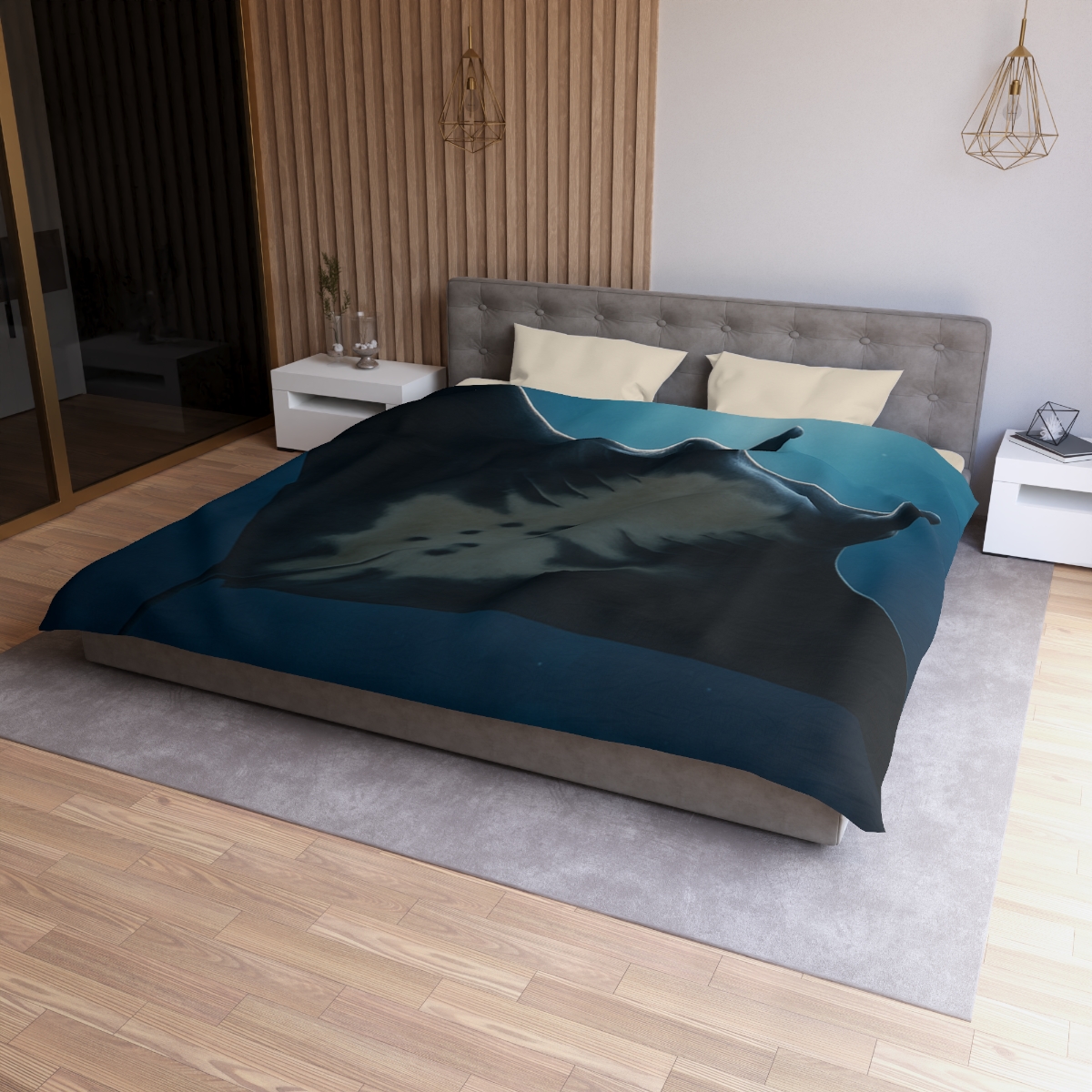 Manta Ray Moon Glide trendy bedroom duvets