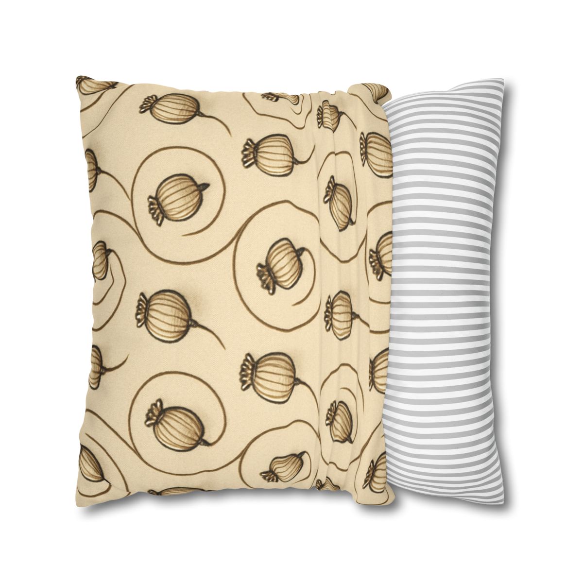 Seed Pod Spiral Ledger personalized pillow covers