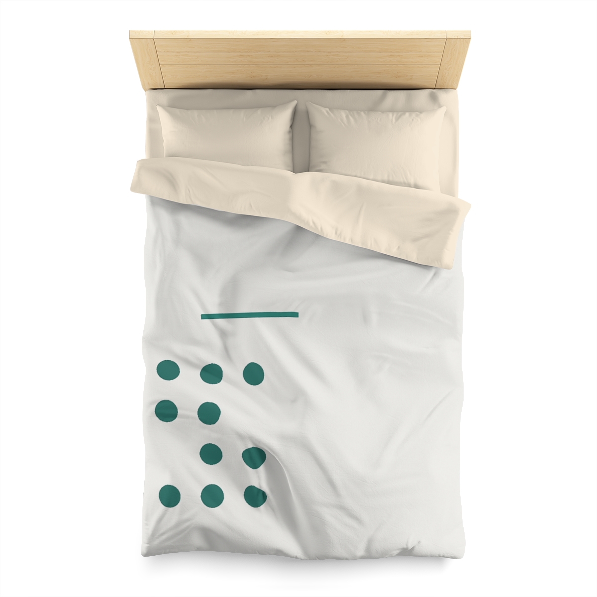 Sparse Dot Lattice Corner unique patterned duvets