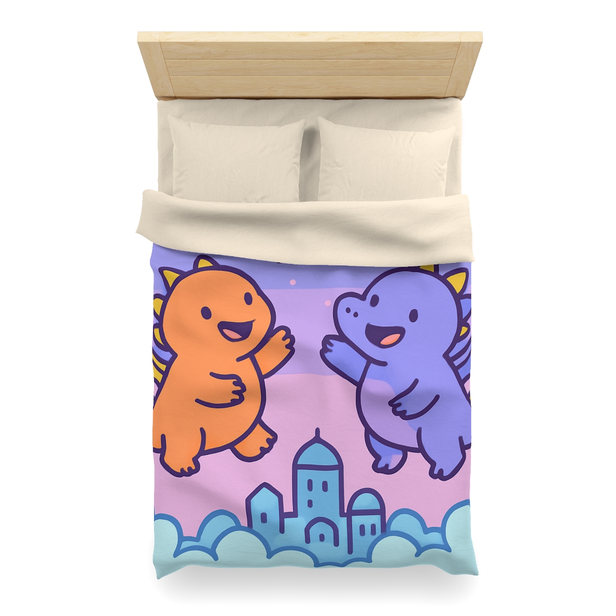 Starlight Cloud City Dragons warm winter duvets
