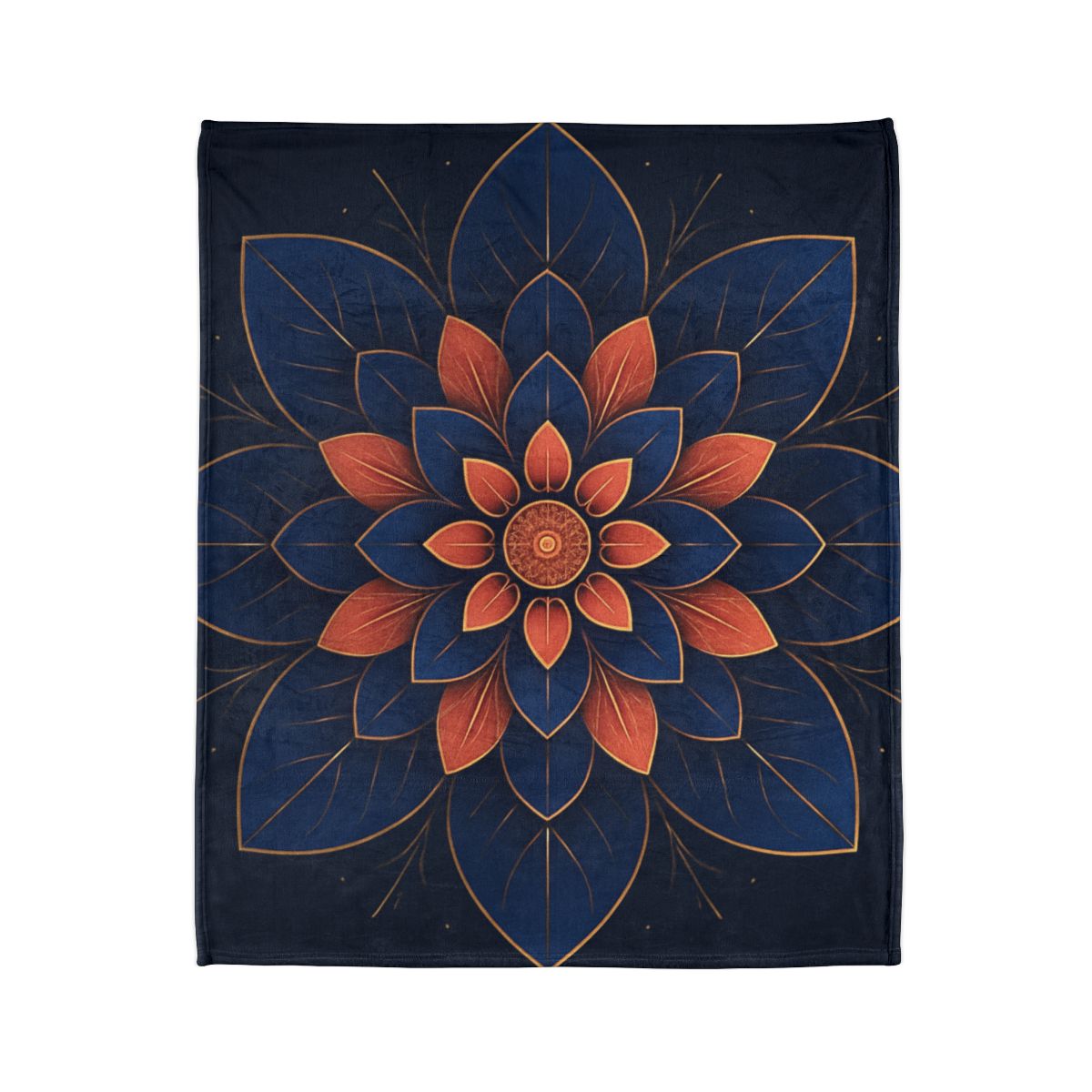 Petal Prism Medallion stylish throw blankets