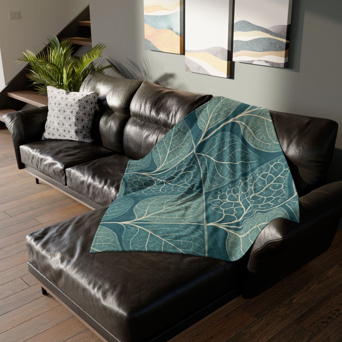 Vein Lace Mosaic custom blankets