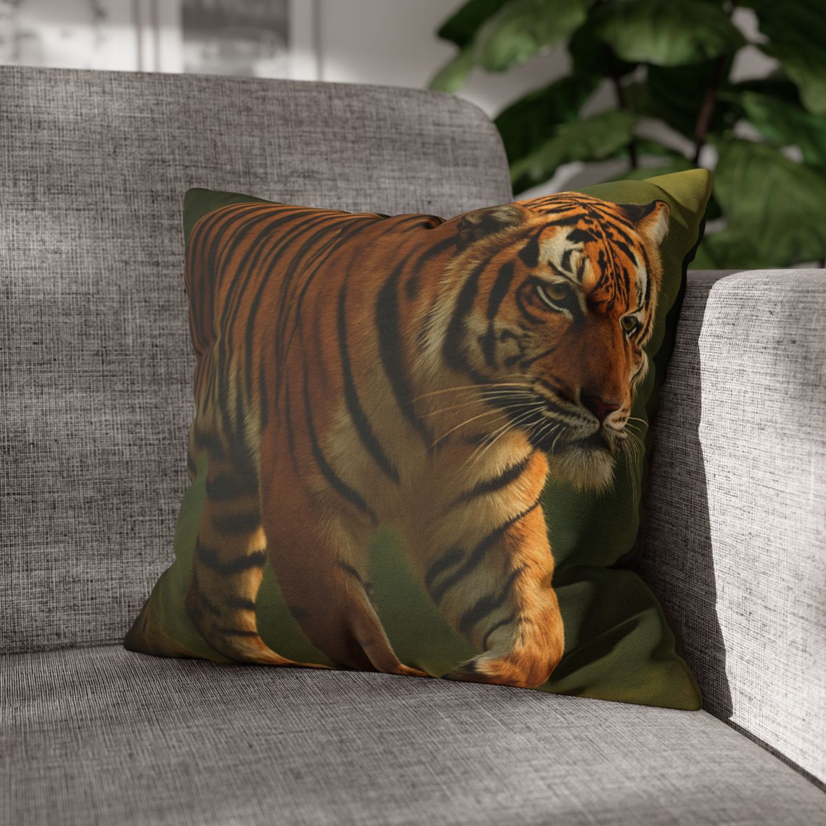 Forest Stalker Bengal Tiger stylish decorative pillowcases