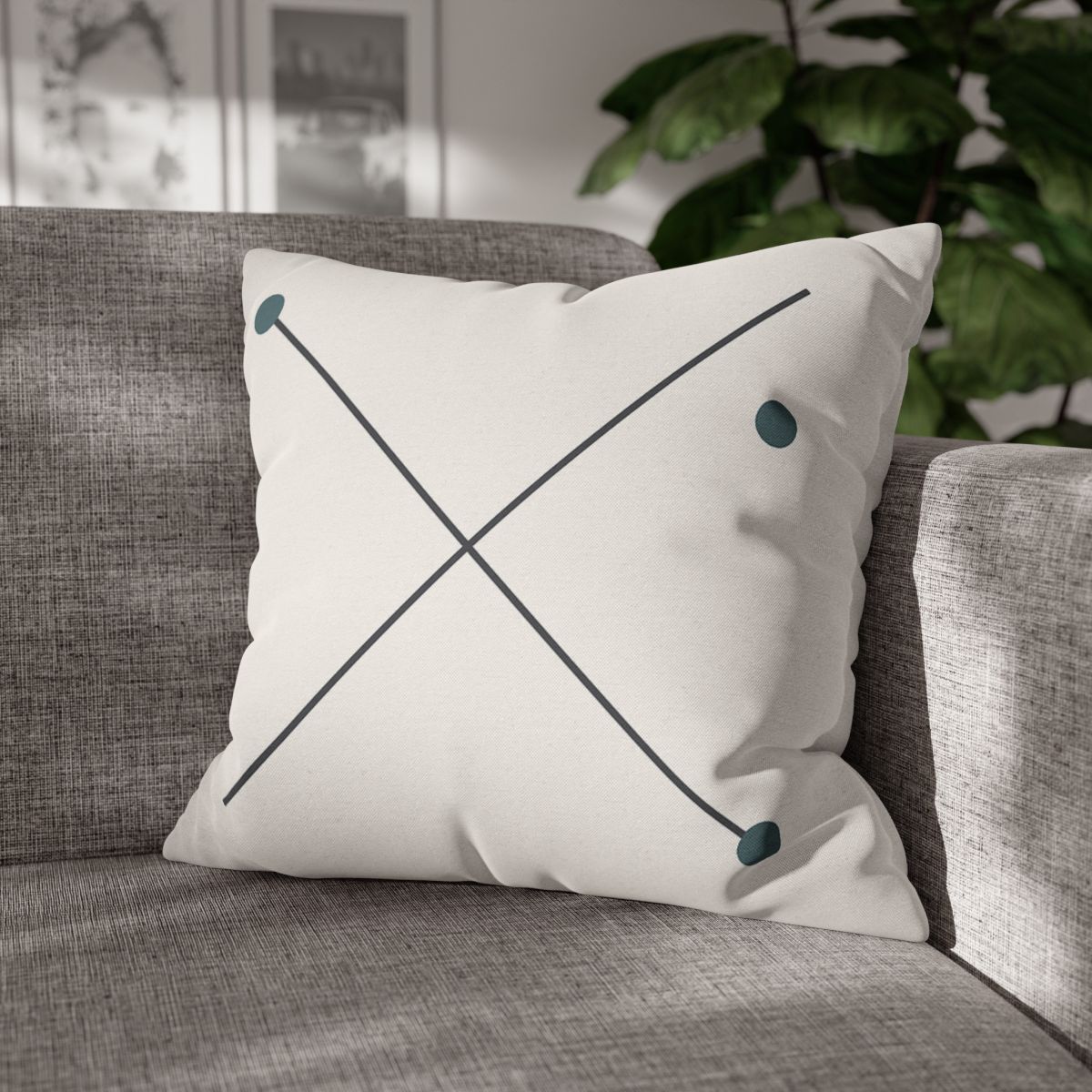 Crossed Vector Starfield custom pillow cases