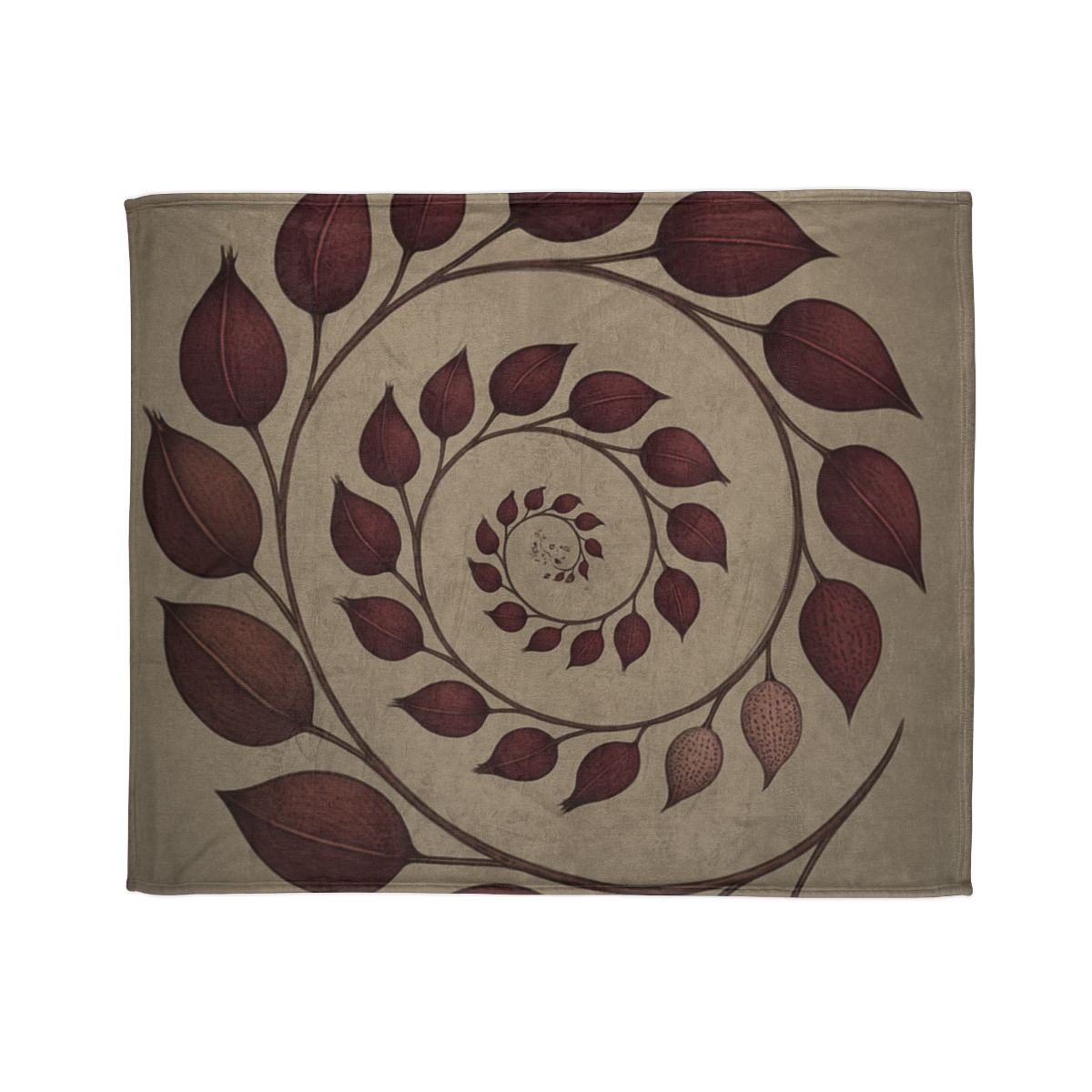 Spiral Seed Pod Array decorative home blankets