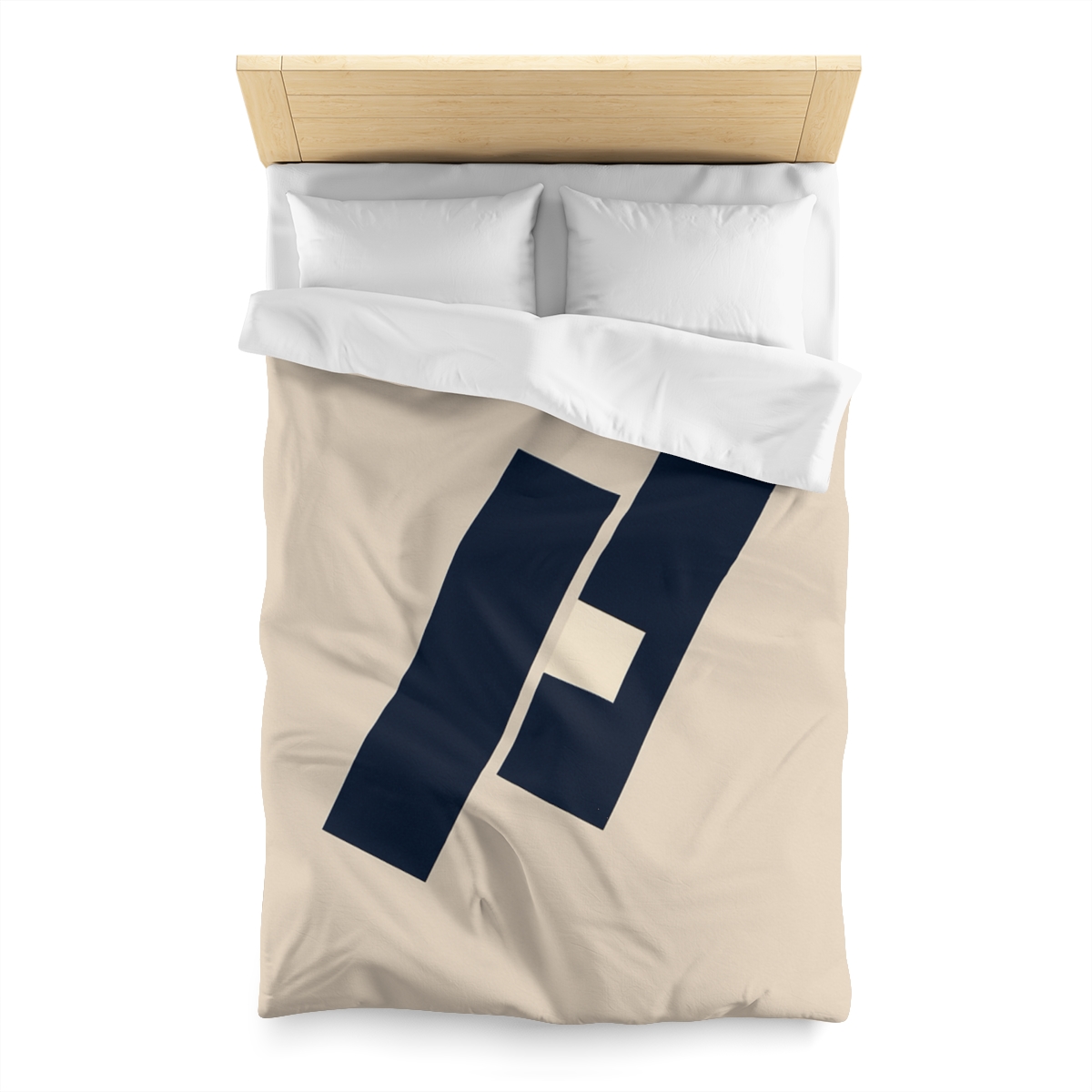 Quiet Diagonal Stack custom duvets