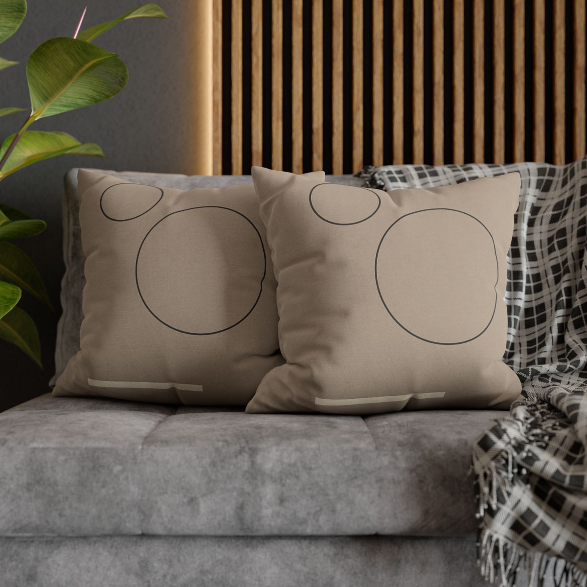 Floating Ring Alignment personalized pillow covers