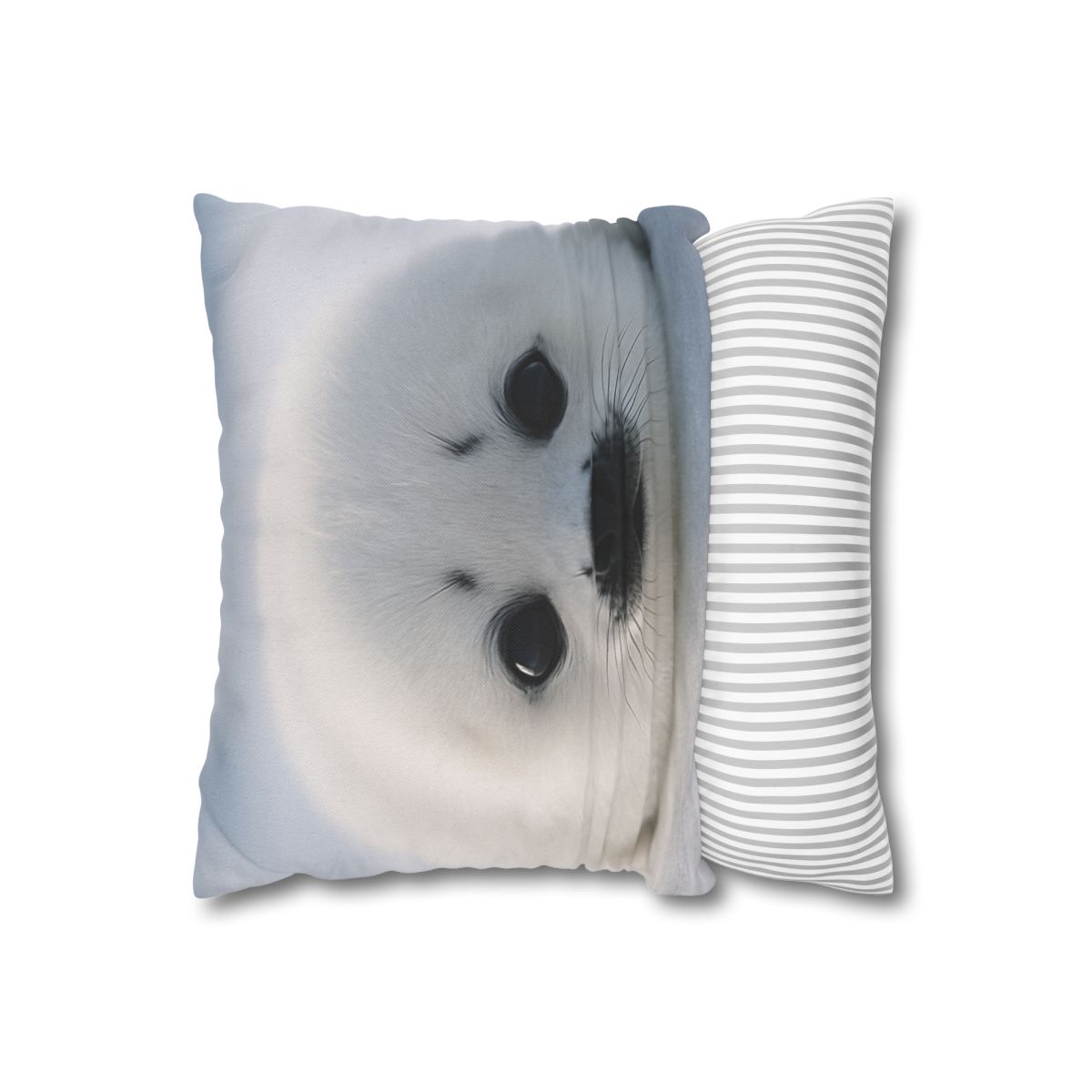 Snow Dream Harp Seal Pup stylish decorative pillowcases