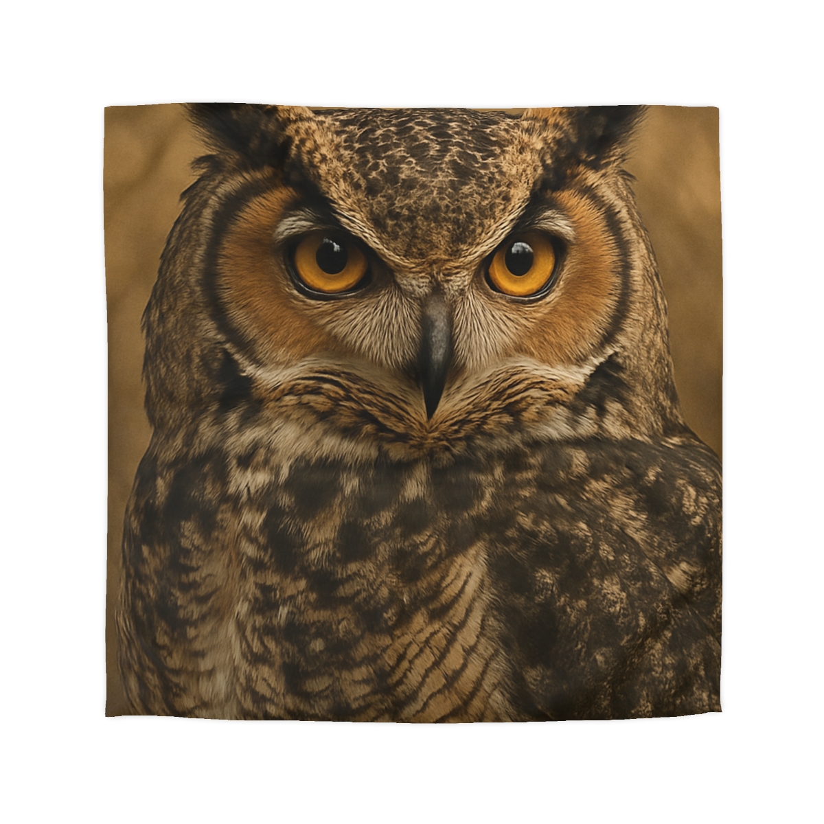 Amber Vigil Great Horned Owl soft comforter duvets