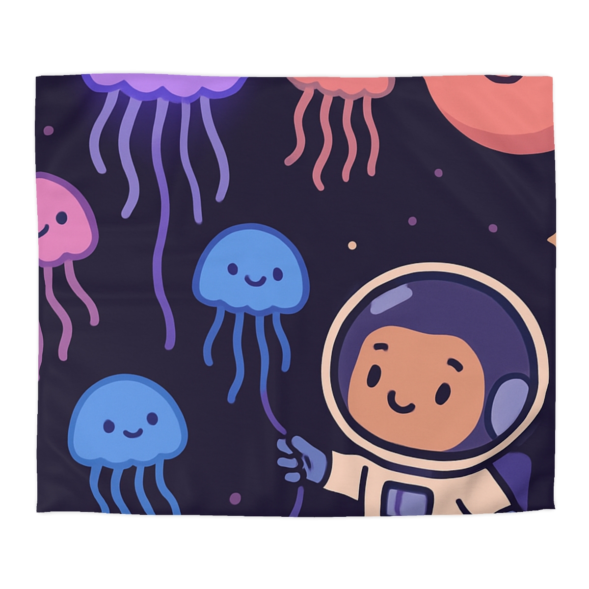 Galaxy Garden Of Floating Jellyfish trendy bedroom duvets