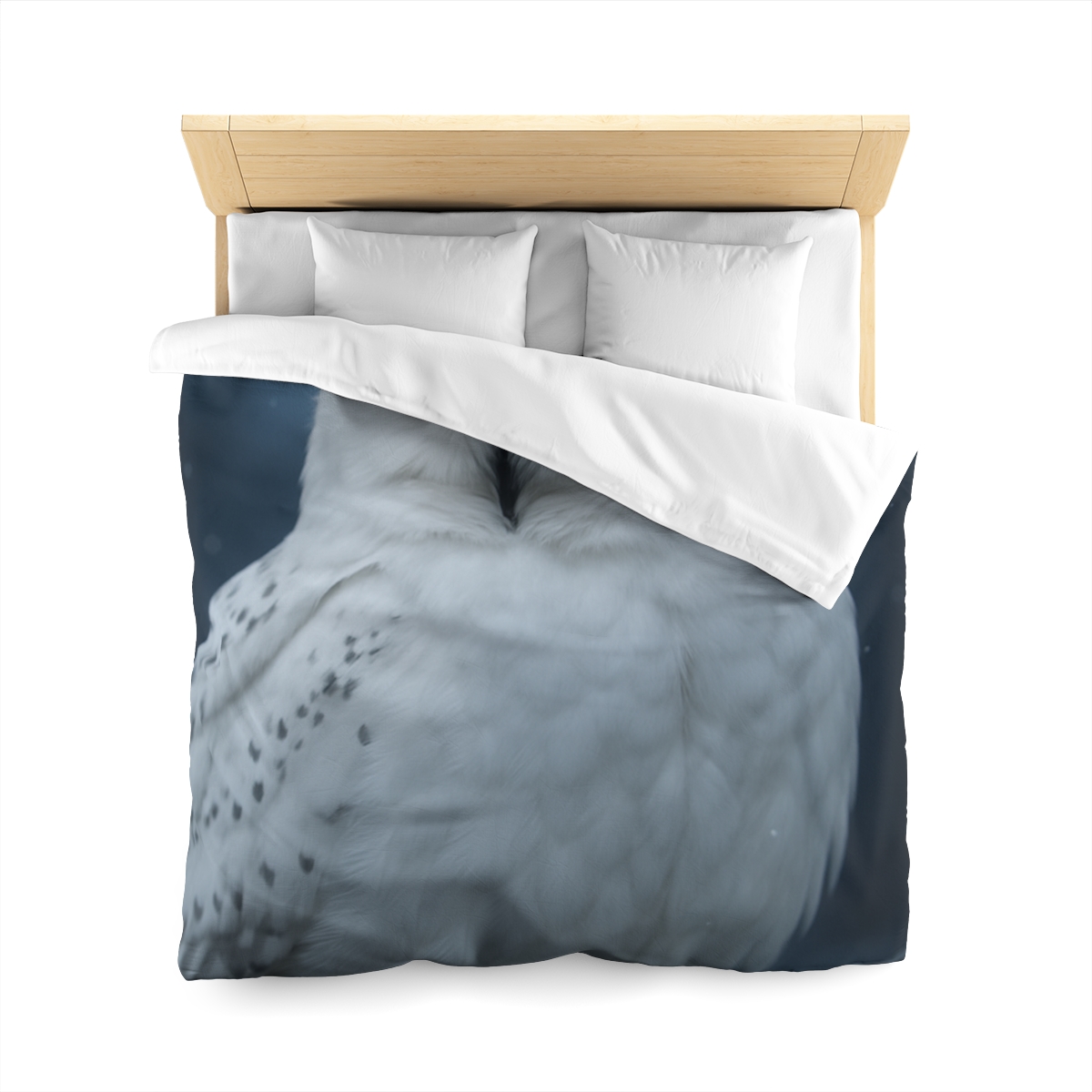 Twilight Watcher Snowy Owl trendy bedroom duvets