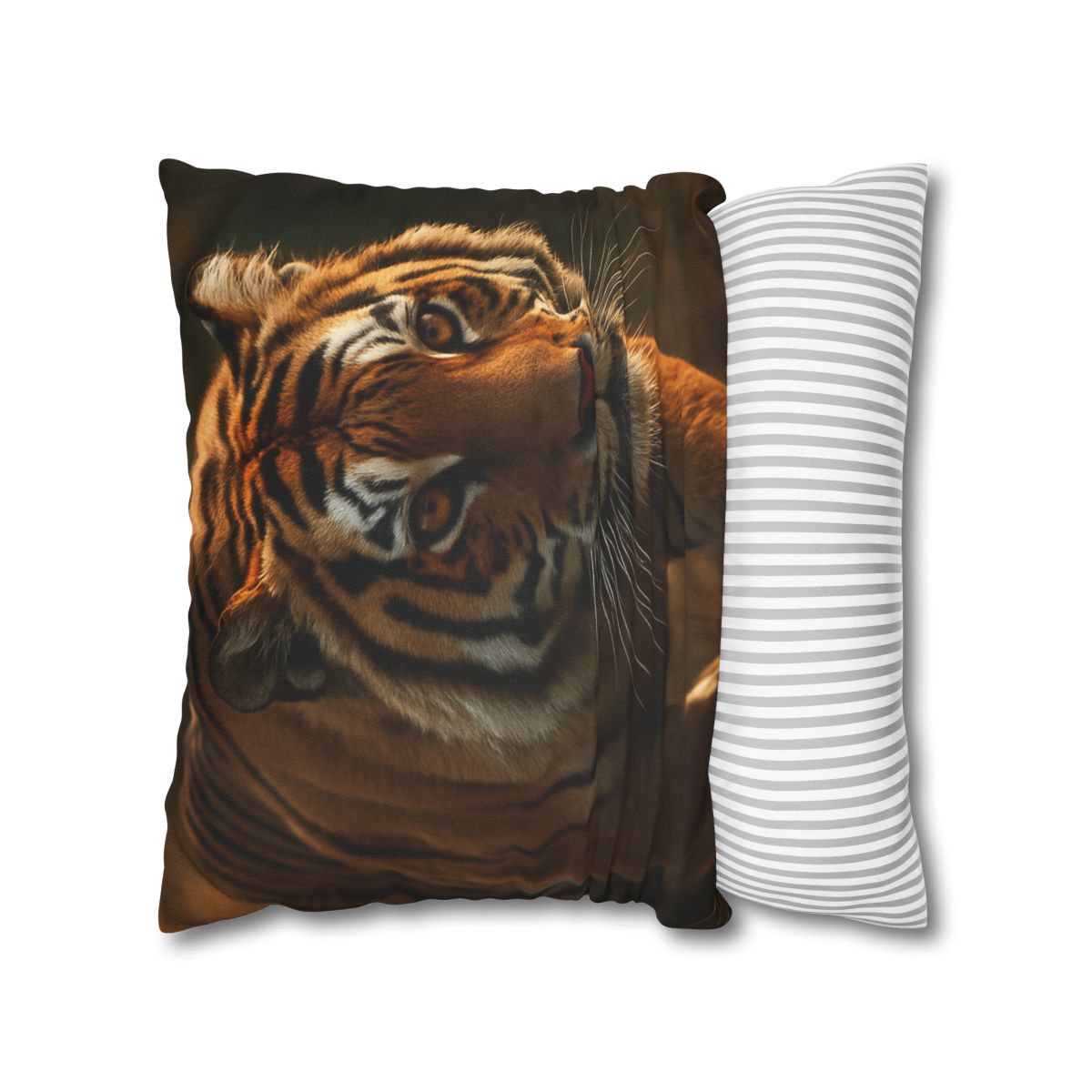 Forest Stalker Bengal Tiger personalized pillow covers