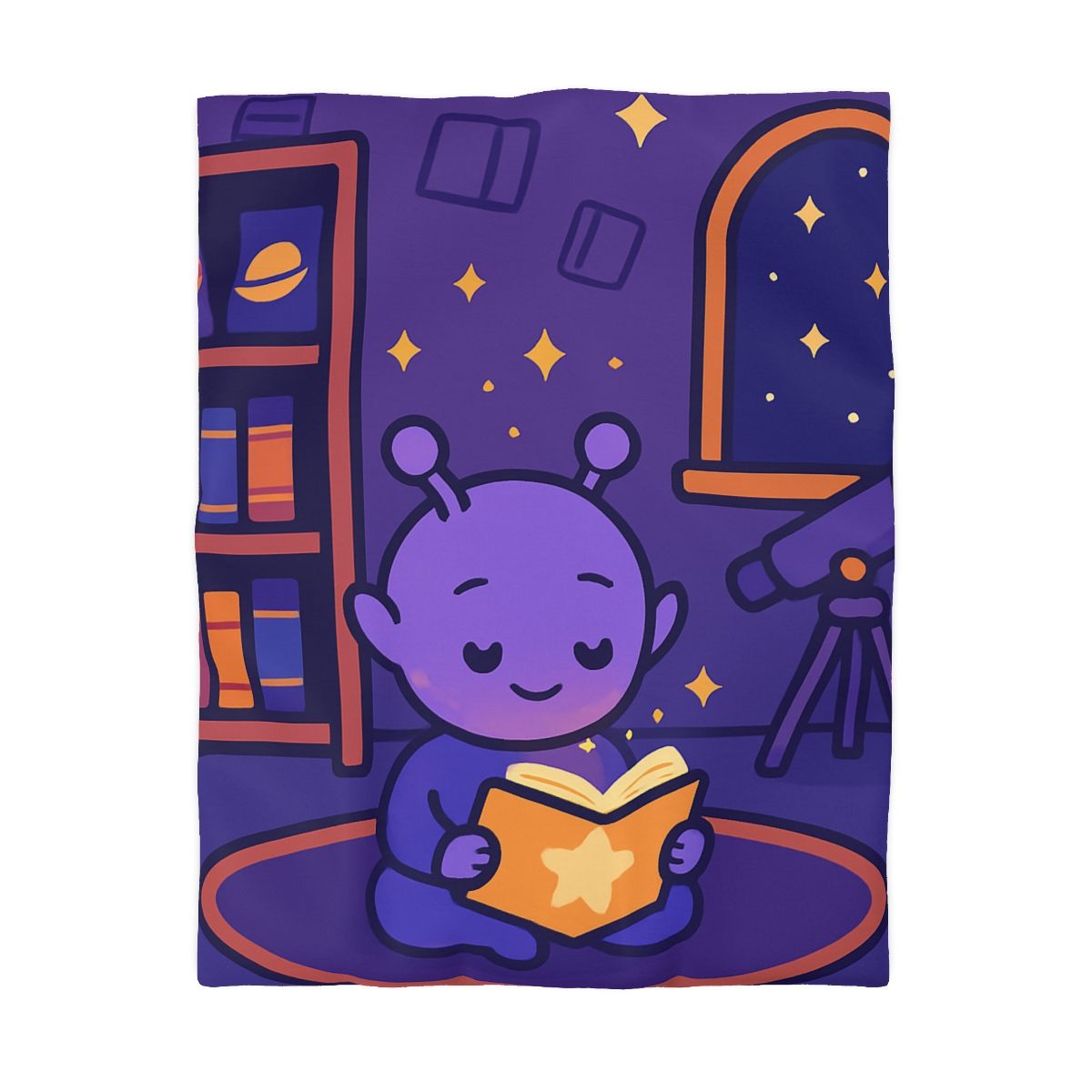 Library Of Floating Star Books personalized bedding duvets