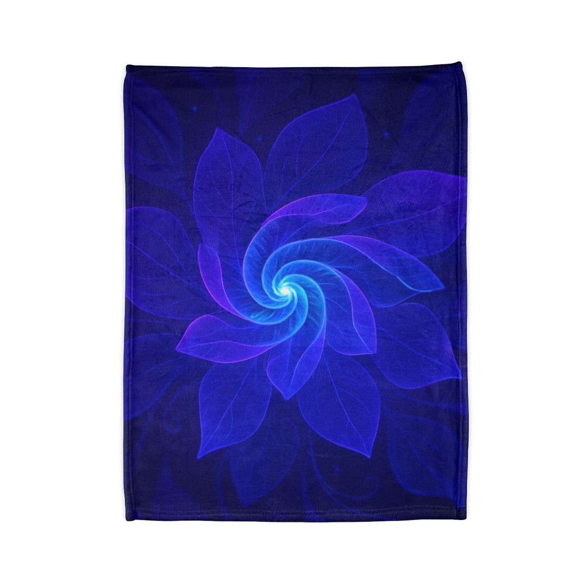 Petal Prism Helix soft fleece blankets