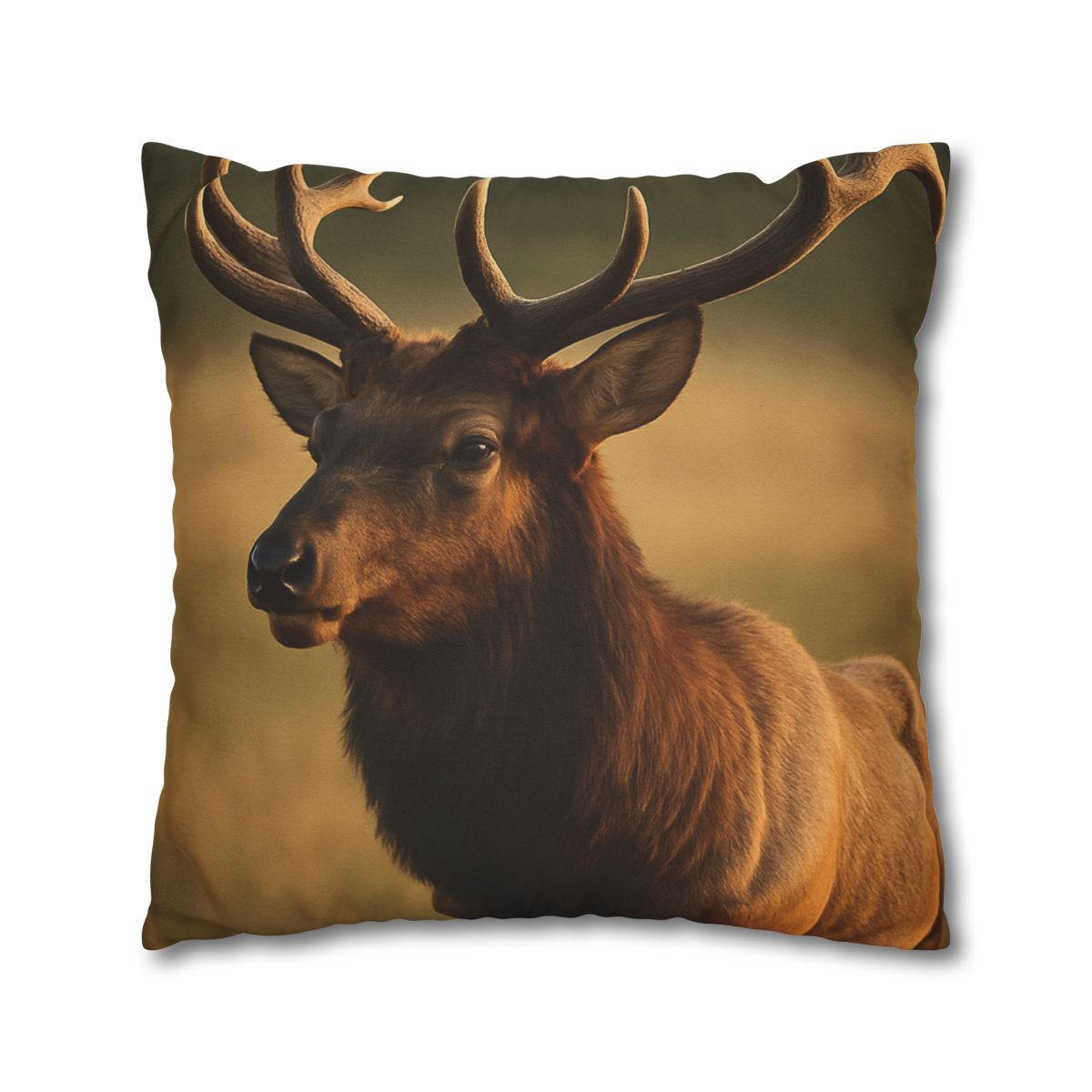 Antler Crown Mountain Elk soft cotton pillow cases