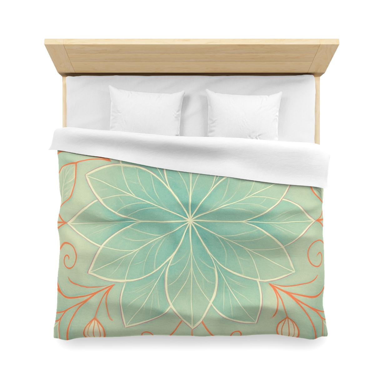 Petal Lattice Radiance custom duvets