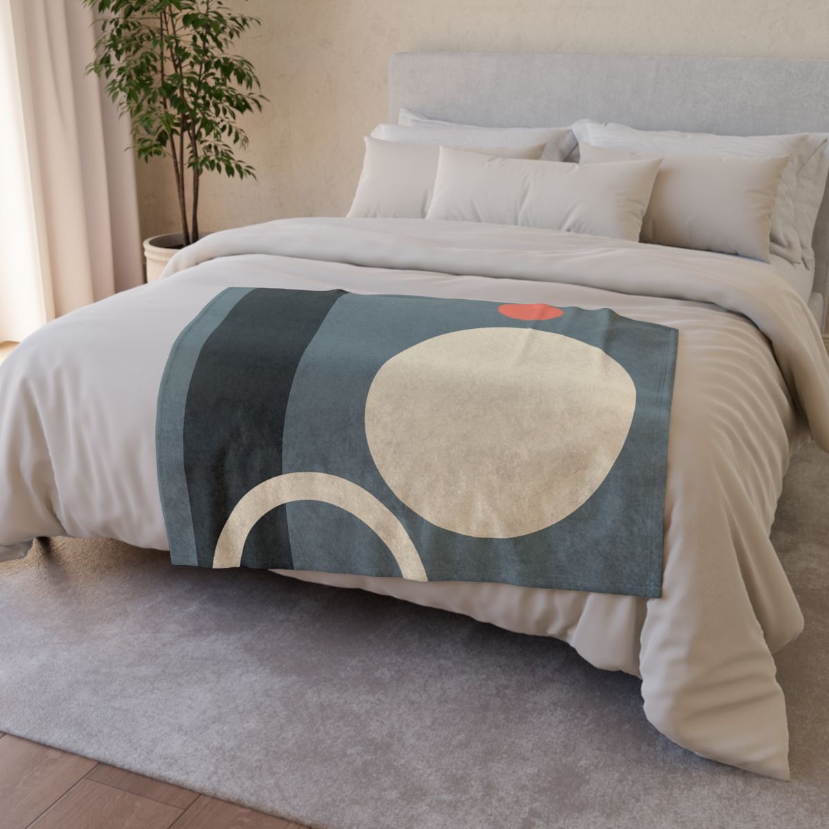 Quiet Triad With Offset Arc warm winter blankets