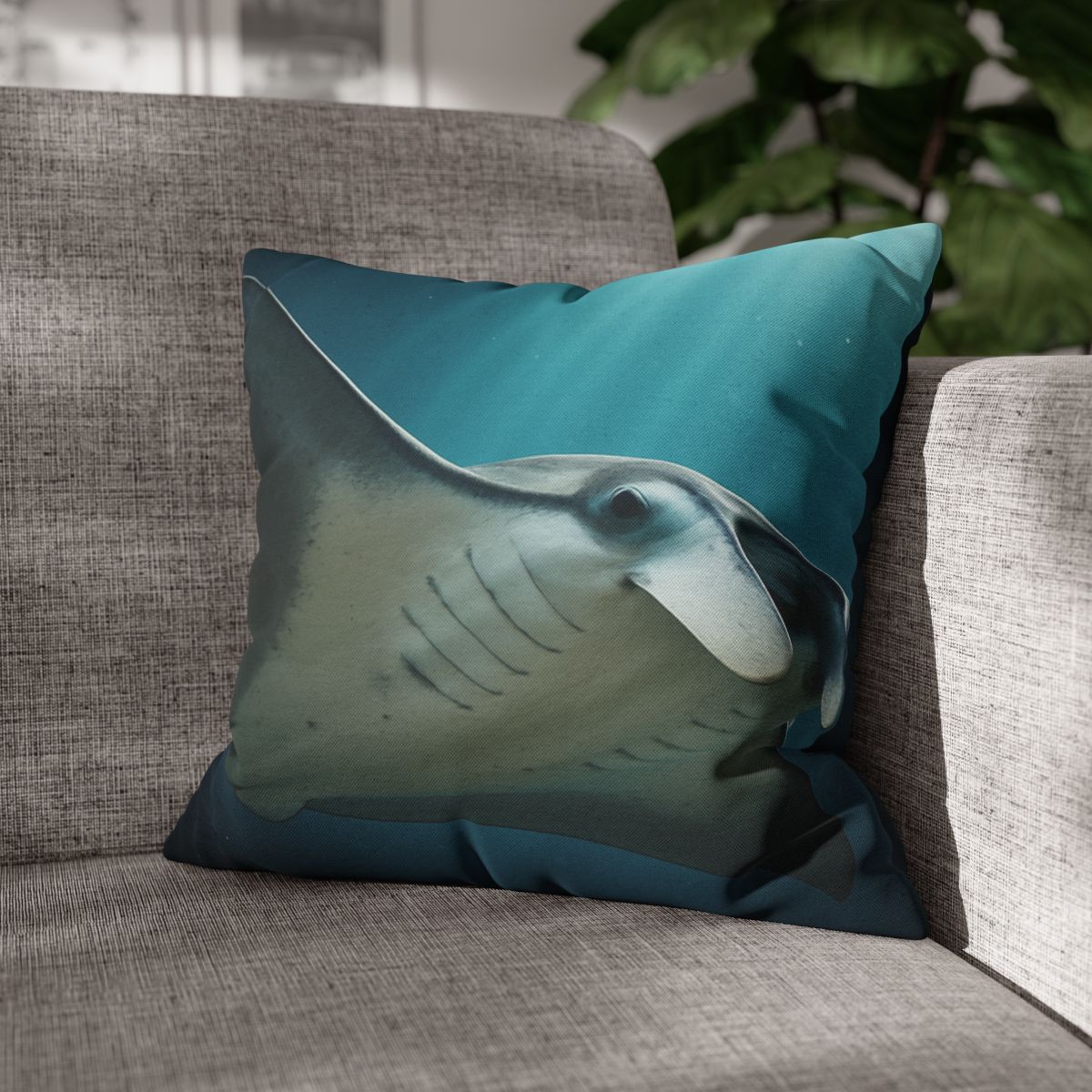 Silk Wing Drift Manta Ray custom pillow cases