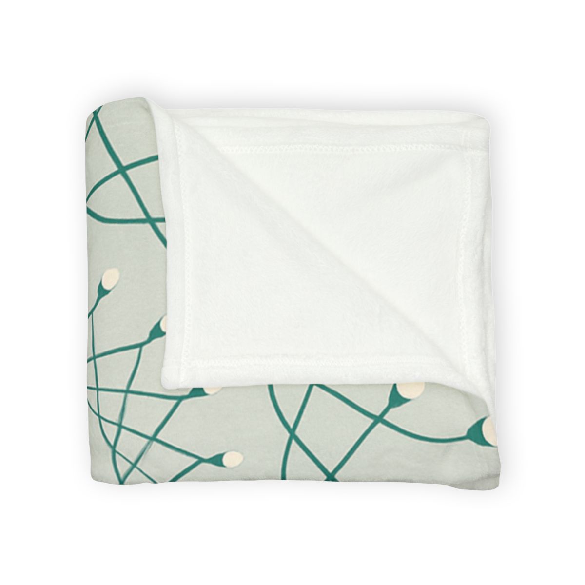 Spiral Sprout Lattice stylish throw blankets