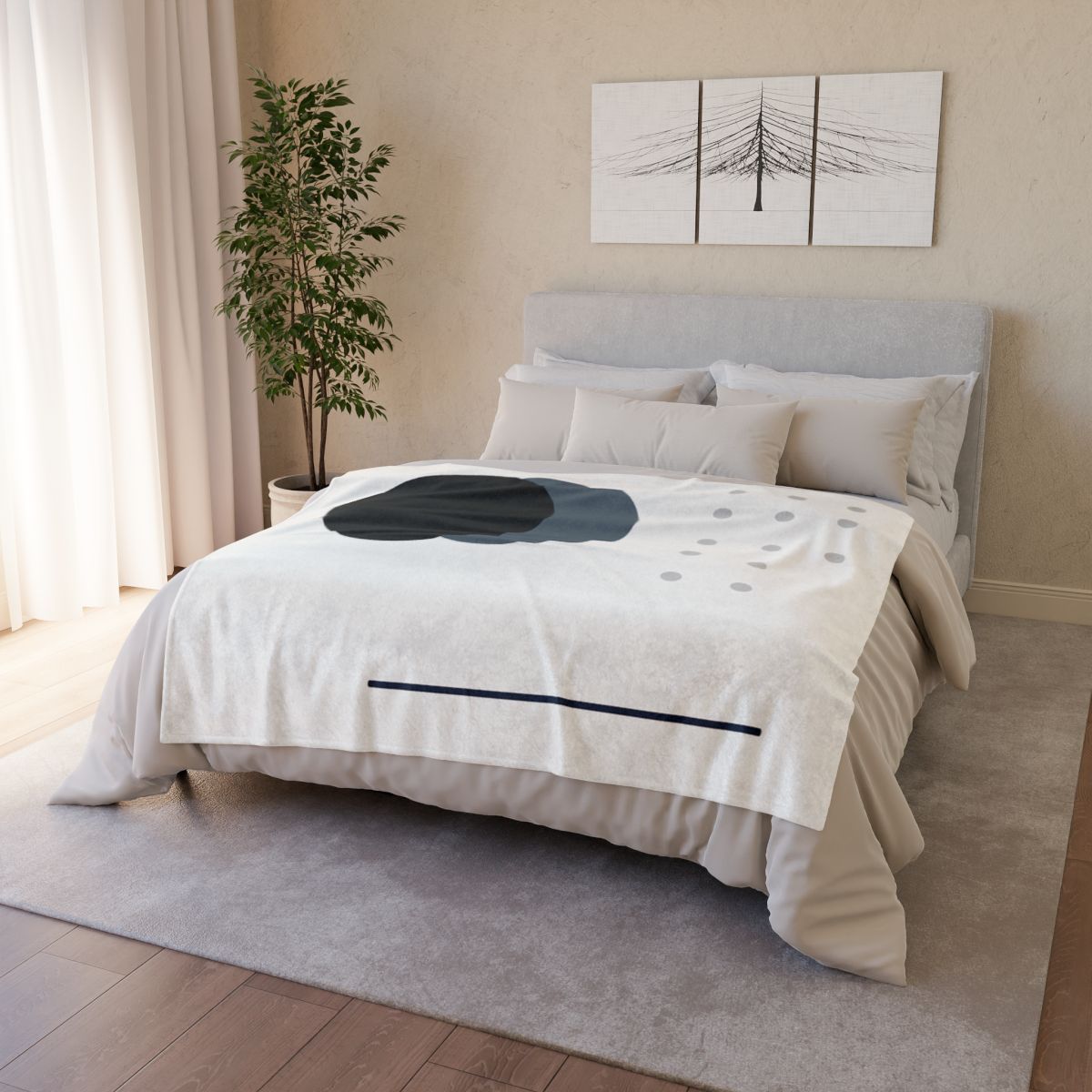 Binary Eclipse Dot Grid custom blankets