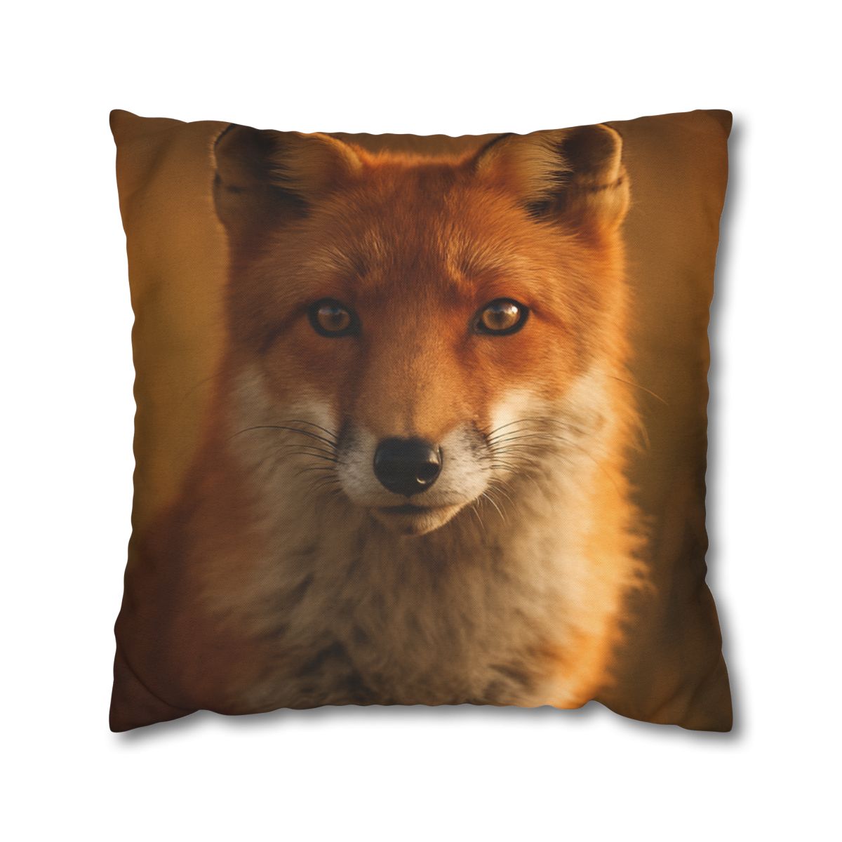 Crimson Whisper Red Fox trendy patterned pillow cases