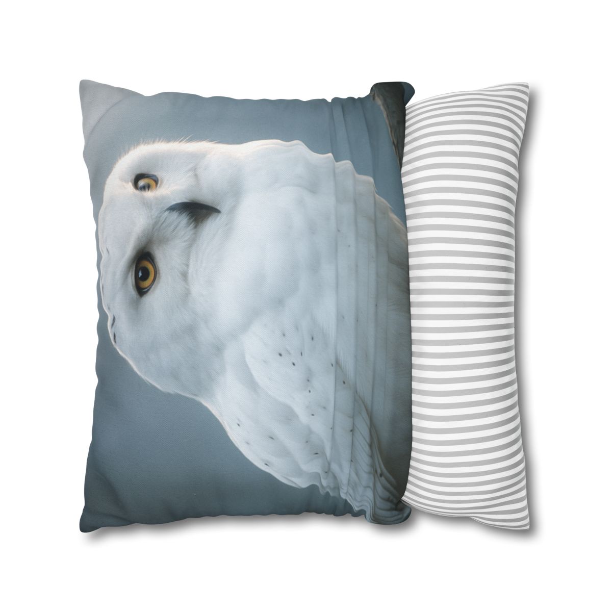 Twilight Watcher Snowy Owl custom pillow cases