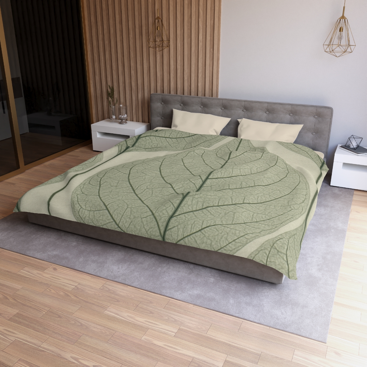 Vein Lace Overlay soft comforter duvets