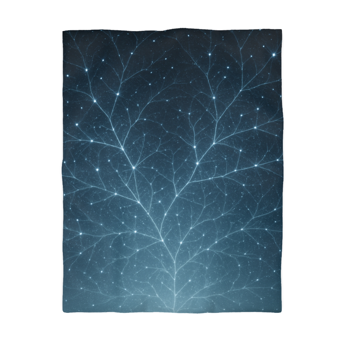 Starlit Fractal Canopy duvets for gifts
