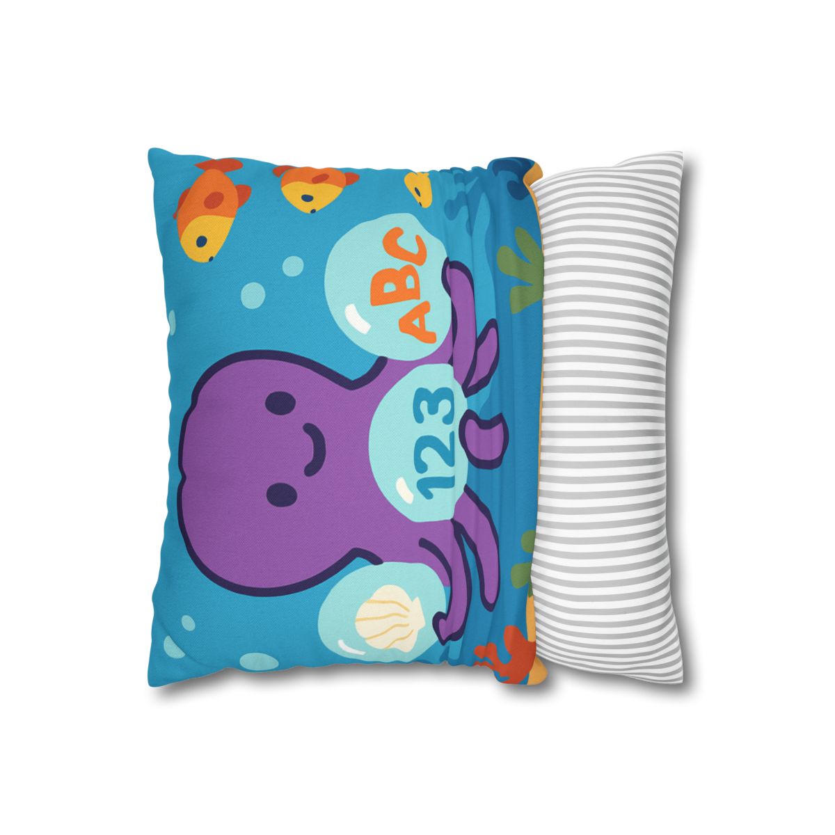 Octopus Library Of Bubble Books trendy patterned pillow cases