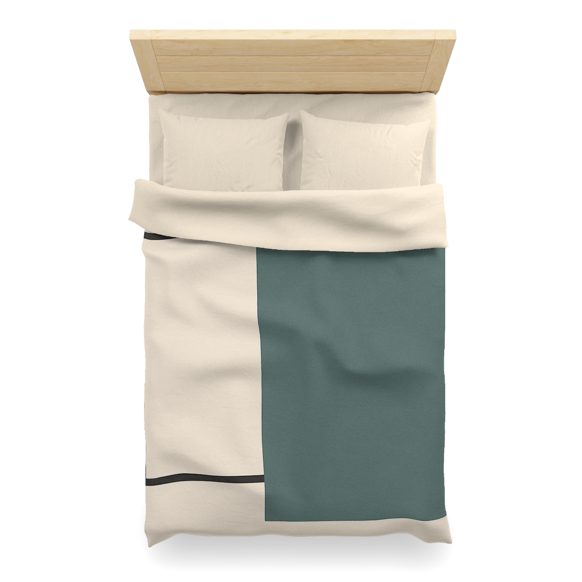 Offset Rectangle Pause custom duvets