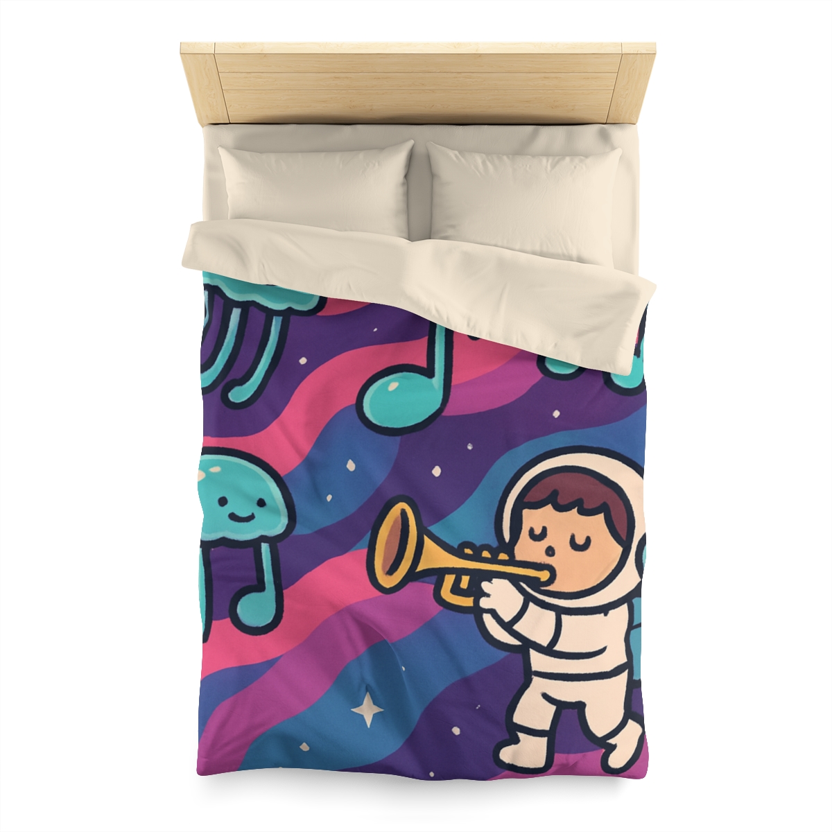 Nebula Jellyfish Orchestra duvets for gifts
