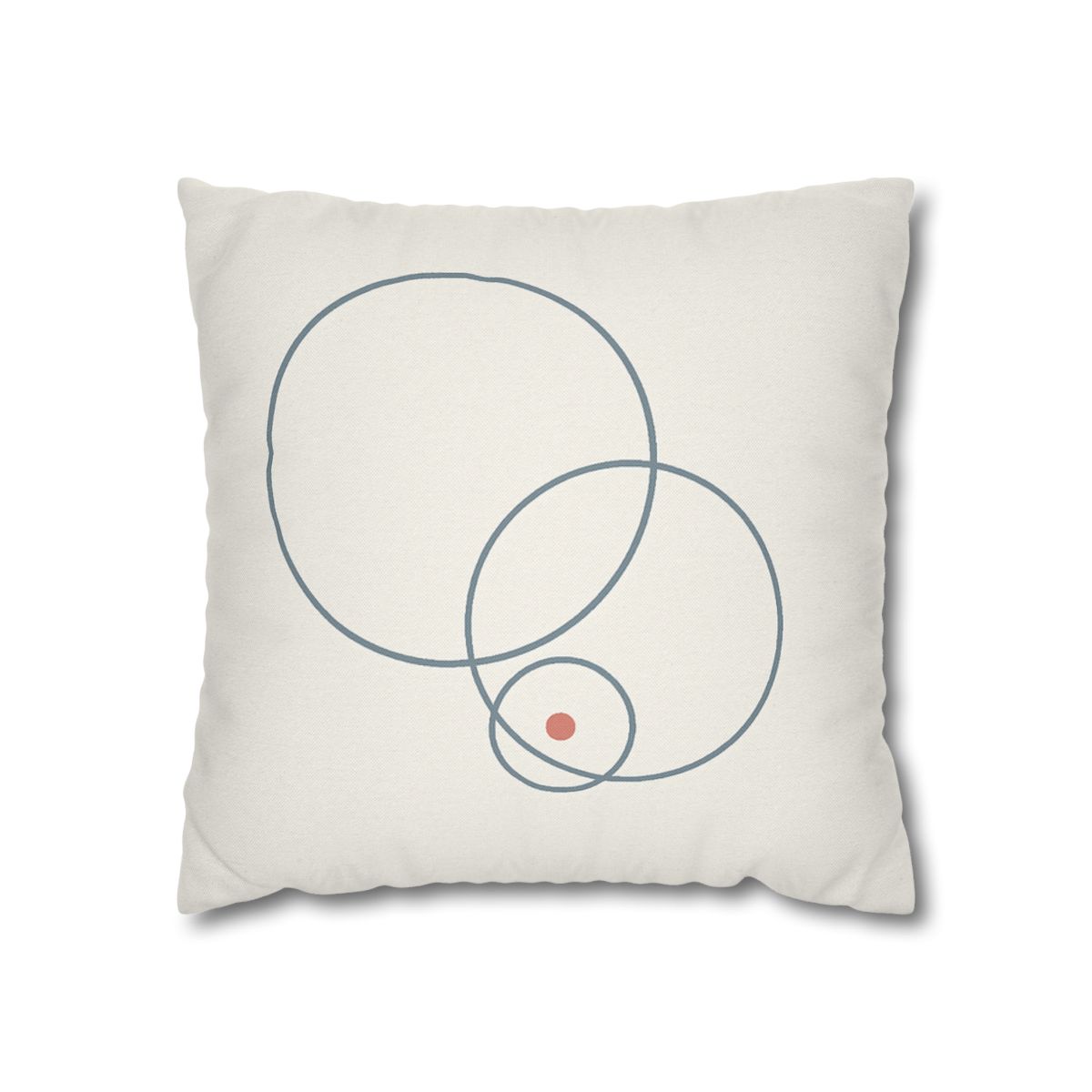Quiet Orbit Of Three Rings stylish decorative pillowcases