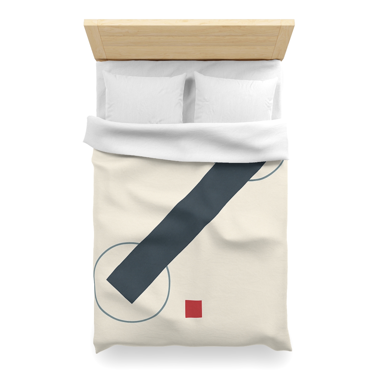 Diagonal Bar With Twin Orbits stylish duvet covers