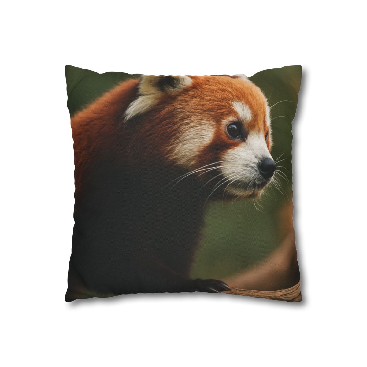 Bamboo Climber Red Panda trendy patterned pillow cases