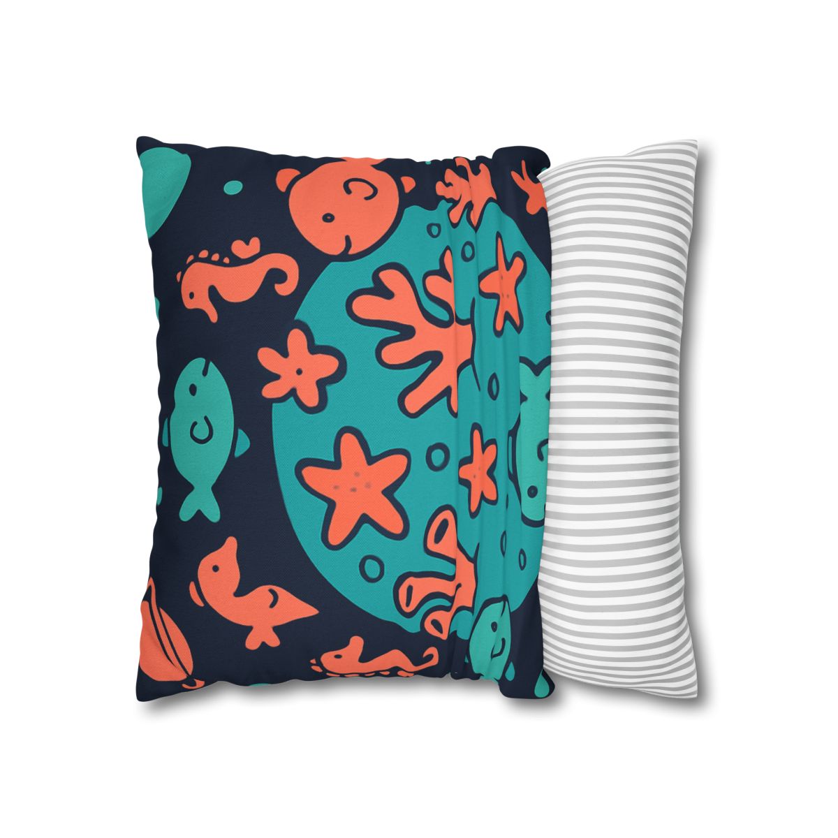 Cosmic Coral Reef Planet stylish decorative pillowcases