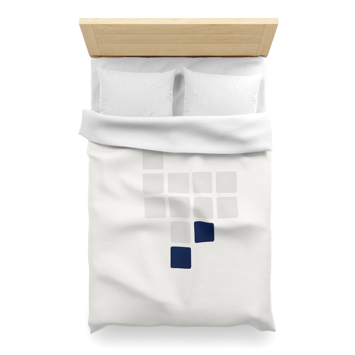 Stepped Constellation Grid designer printed duvets