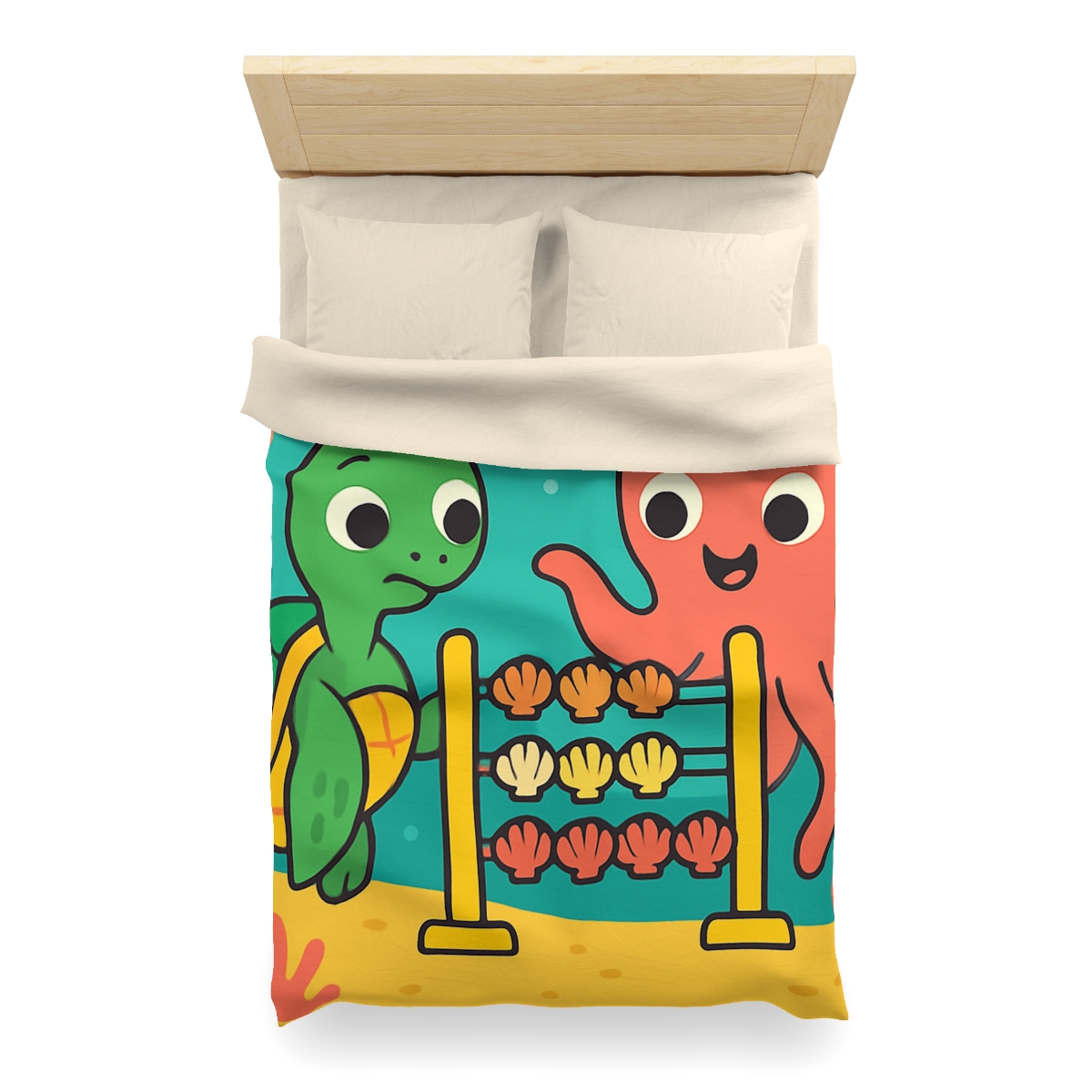 Coral Reef Codebreakers designer printed duvets