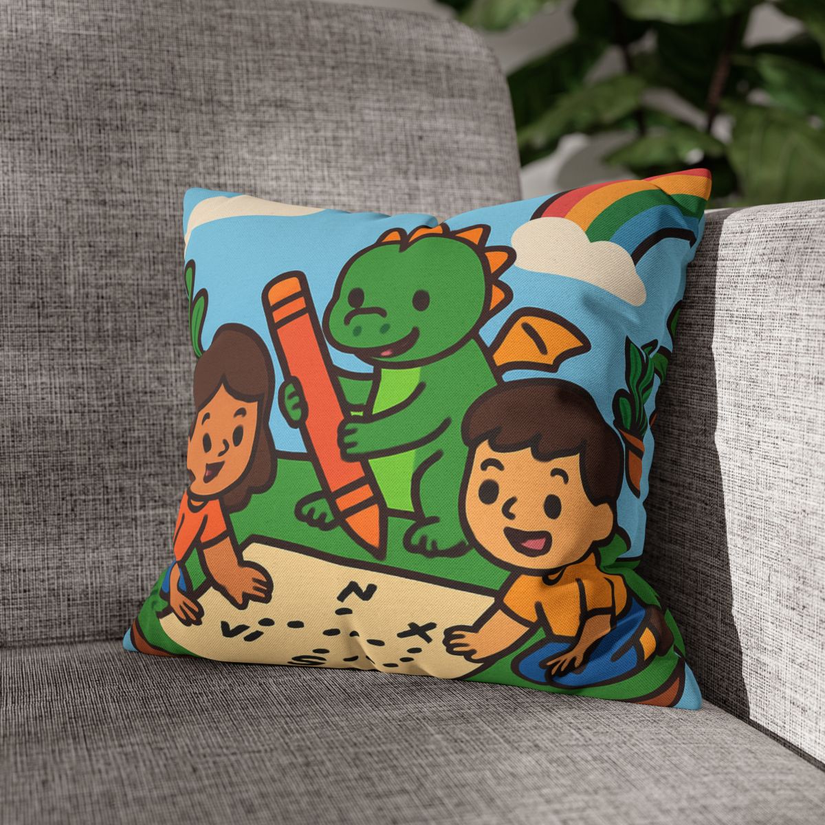 Sky Garden Map Makers With A Baby Dragon unique gift pillow cases