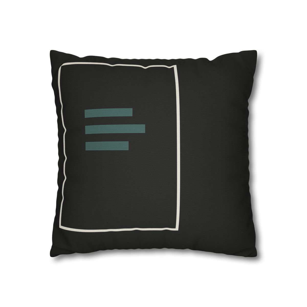 Stacked Frame And Three Bar Signal comfortable bedding pillow covers