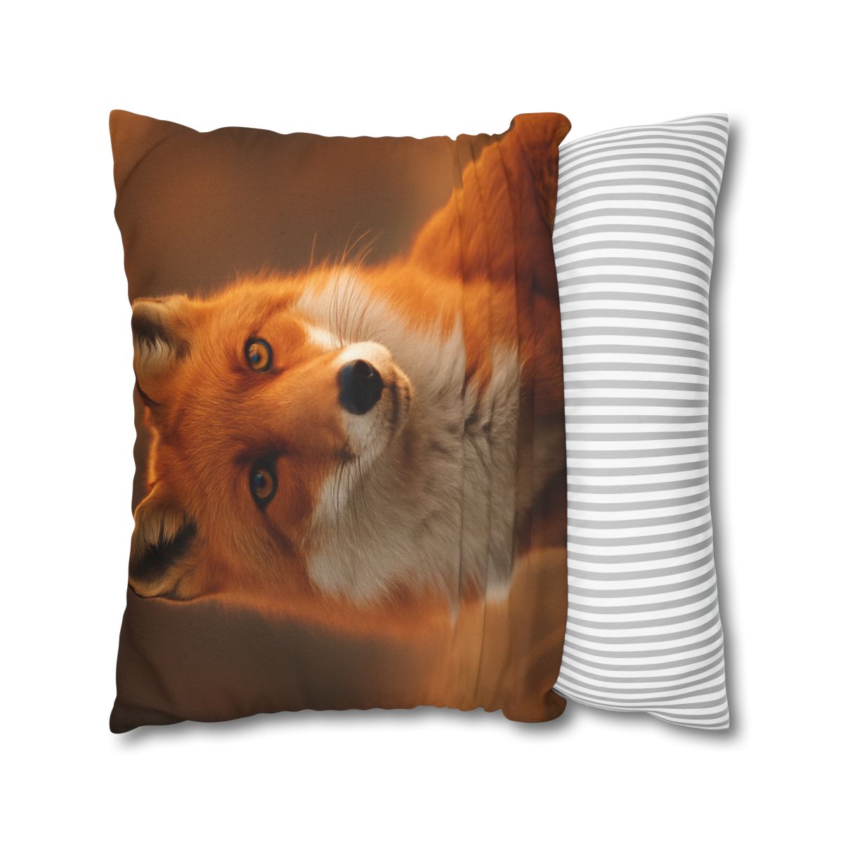 Crimson Whisper Red Fox custom pillow cases