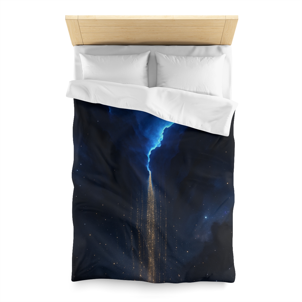 Luminous Rift Starfall custom duvets