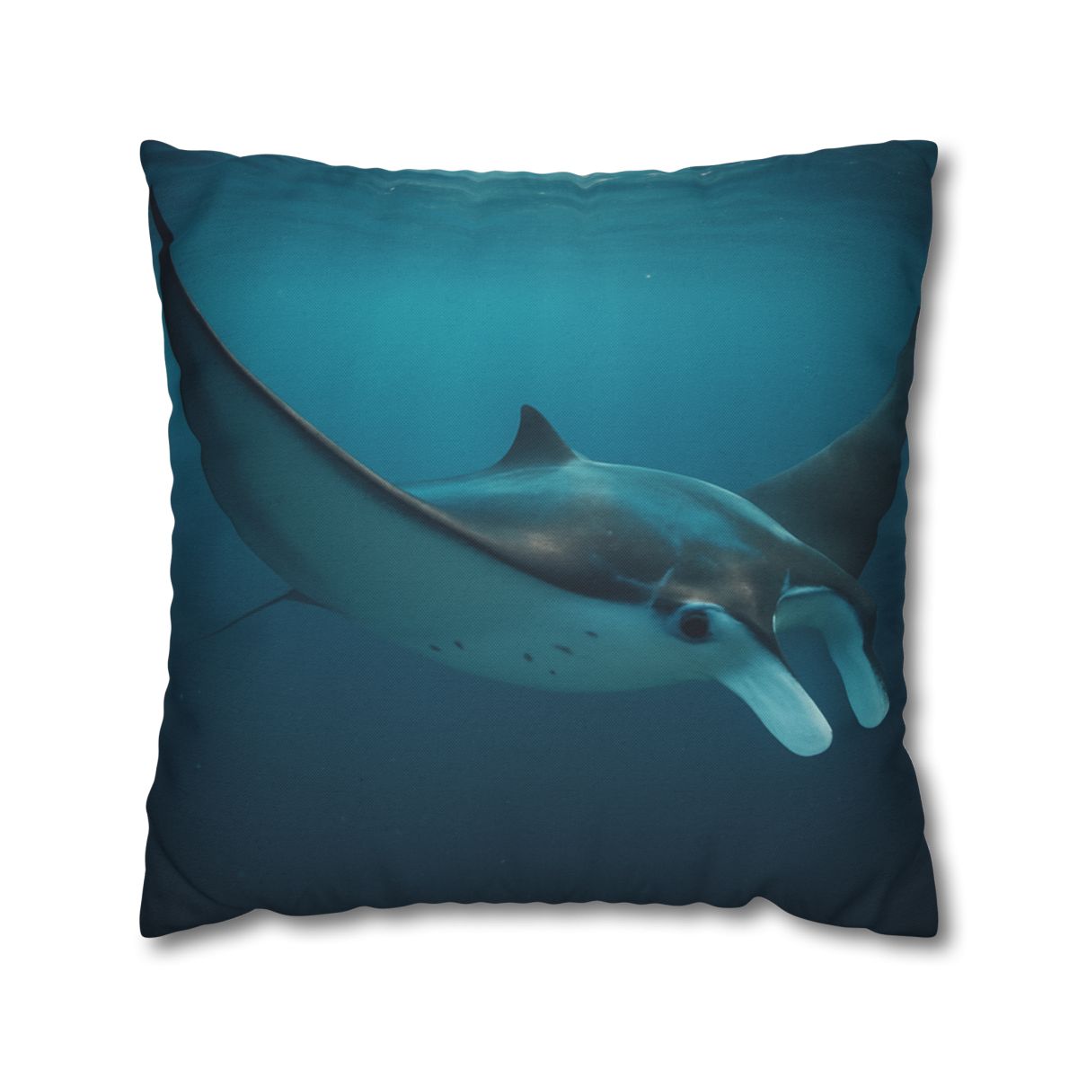 Cosmic Glide Manta Ray personalized pillow covers