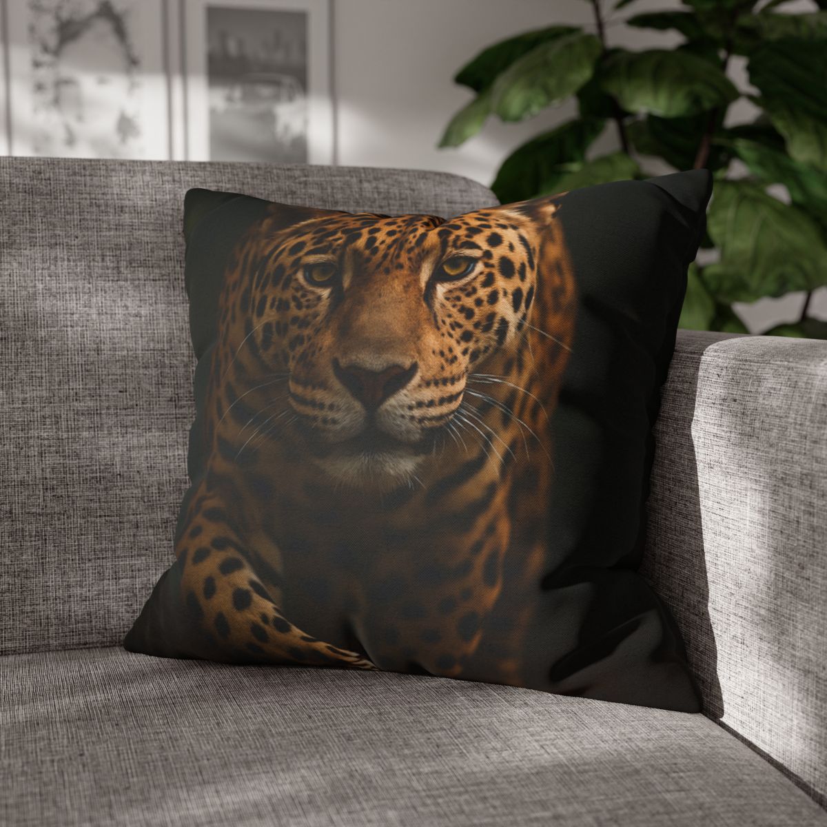 Shadow Mosaic Jaguar comfortable bedding pillow covers